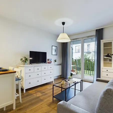 Apartmán Elegancki Blisko Rzeki W Krakowie Z Biurkiem Do Pracy Zdalnej By Renters Krakov